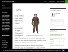 Tablet Screenshot of costumeideasforall.com